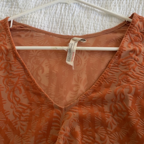 Orange Free People Bodysuit - Picture 3 of 4